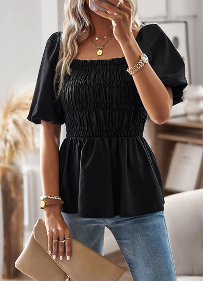 Blusa Cuello Cuadrado Efecto Reductor de Cintura - Image 28