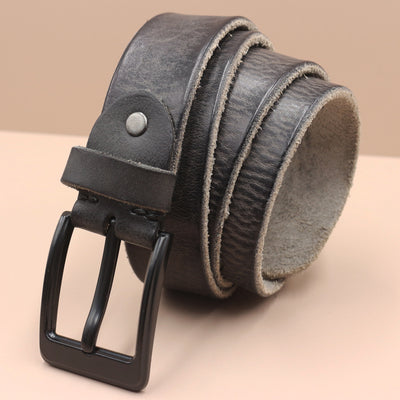 Cinturón de Cuero Premium Estilo Coreano con Hebilla de Perno para Hombre - Image 5