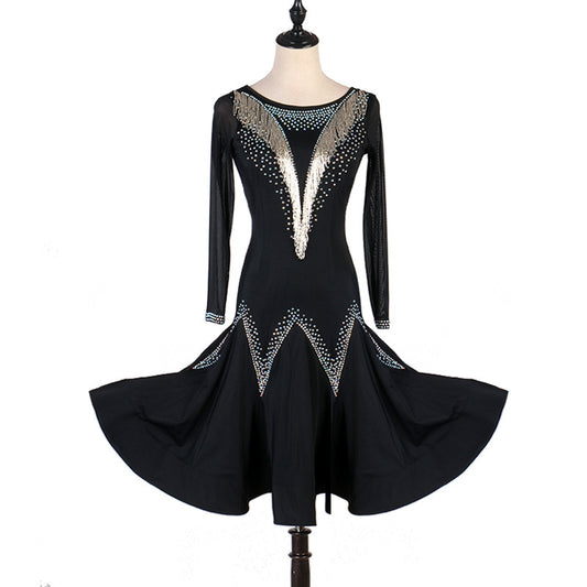 Vestidos de Danza Latina con Tubo - Trajes de Competencia y Faldas de Baile