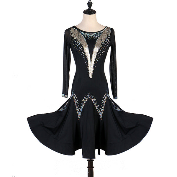 Vestidos de Danza Latina con Tubo - Trajes de Competencia y Faldas de Baile