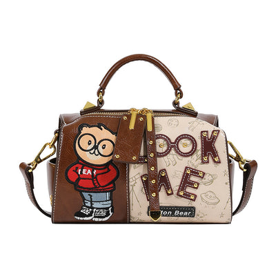 Bolsa de Hombro con Diseño Cartoon Acolchada - Image 5
