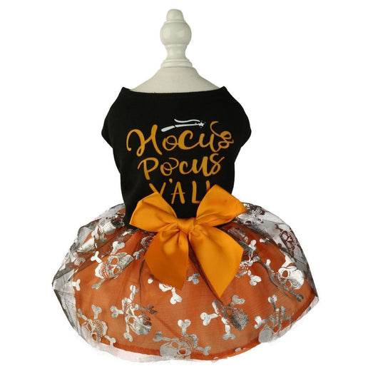 Disfraz de Halloween para Perros y Gatos - Calavera Negra con Decoración de Fiesta - Image 5