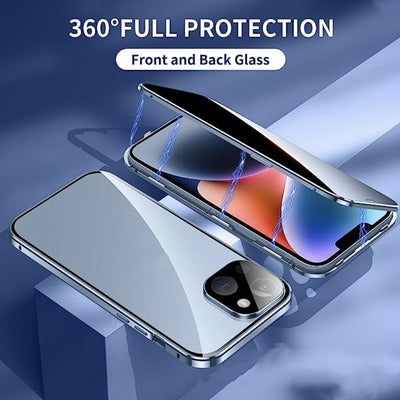 Funda Magnética de Espejo Doble con Ranura para Tarjetas