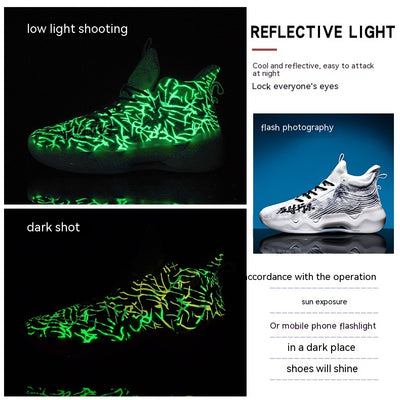 Zapatillas de Baloncesto Altas Luminosas - Image 15