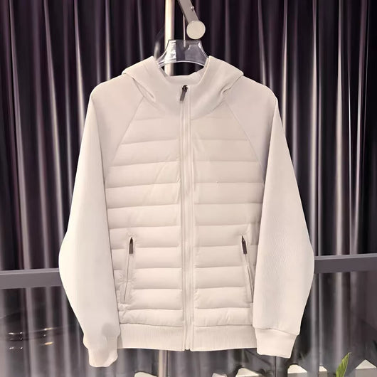 Chaqueta Acolchada Ligera con Capucha de Plumón para Hombre - Image 3