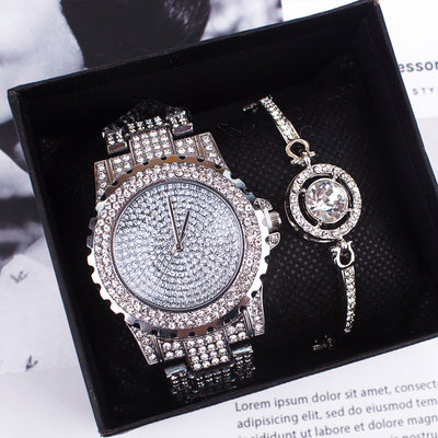 Reloj de Dama con Correa de Acero y Cristales Brillantes Gypsophila - Image 10