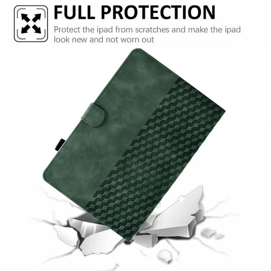 Funda de Tablet de Cuero con Portátarjetas y Protección Antigolpes