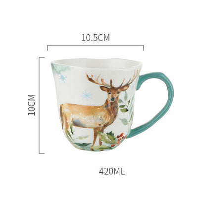 Taza de Café Nórdica Forest Story - Diseño Premium Red Net - Image 6