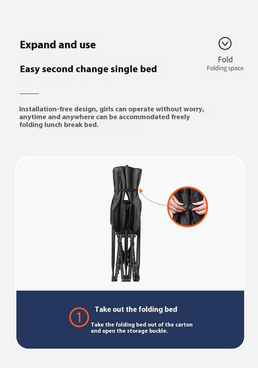 Cama Plegable Portátil para Camping y Oficina - Image 33