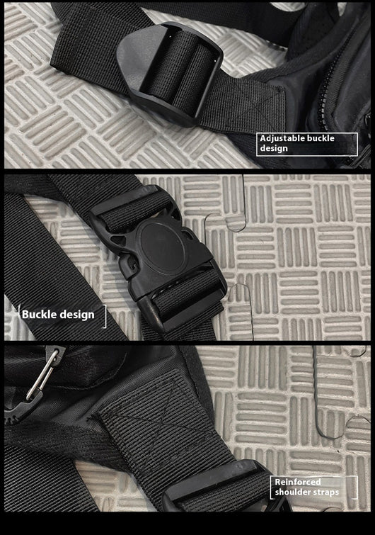 Bolsa Táctica Reflectante con Estilo Mecánico para Herramientas - Image 11