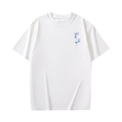 Camiseta Retro Americana Pesada de Manga Corta para Hombre - Image 16