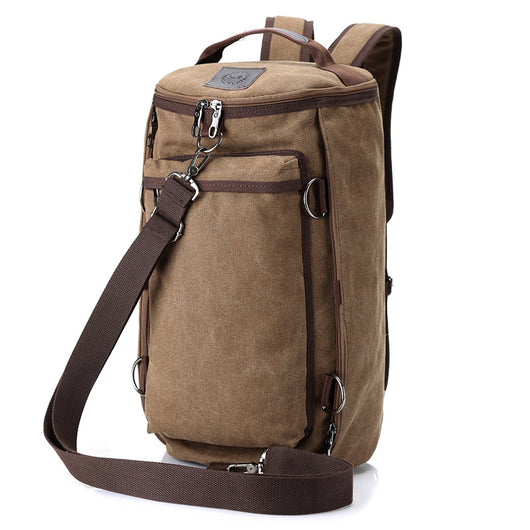 Mochila de Lona Multifuncional de Gran Capacidad para Hombre - Image 11