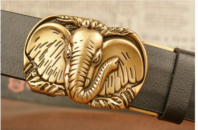 Cinturón de Cuero Automático Elephant - Casual y Versátil - Image 7