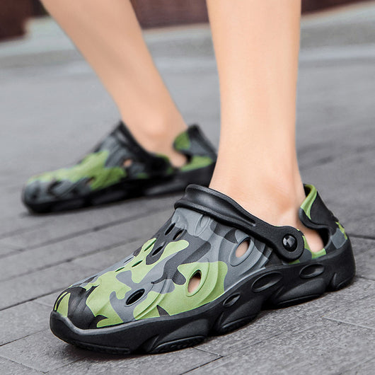 Sandalias Versátiles de Hombre con Diseño Abierto - Uso Dual Interior y Exterior