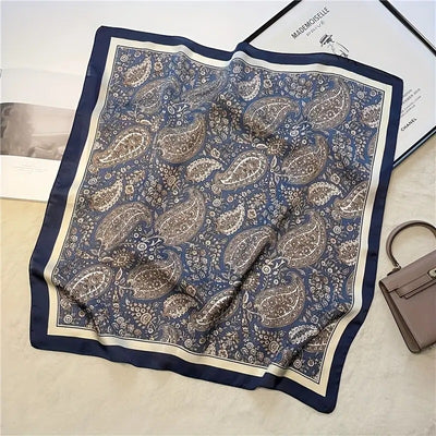 Pañuelo de Seda Estilo Coreano Retro Versátil para Mujer Profesional - Image 11