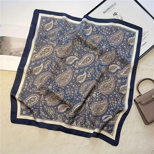 Pañuelo de Seda Estilo Coreano Retro Versátil para Mujer Profesional - Image 11