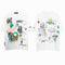 Playera Casual de Verano para Hombre con Diseño Gráfico en Colores Sólidos