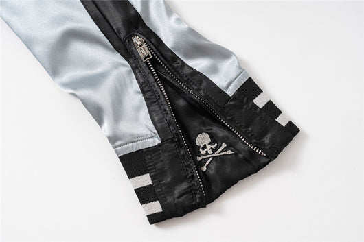 Chaqueta de Béisbol Satinada con Bordado Industrial - Image 5