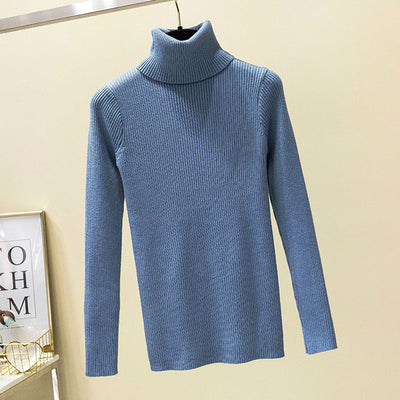 Suéter Cuello Alto Mujer Tejido Térmico Invierno - Image 26