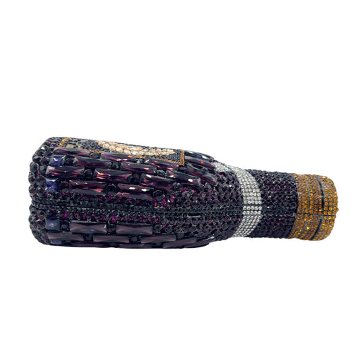 Bolso de Cena Elegante con Diseño de Botella de Champagne y Mano de Diamantes - Image 60