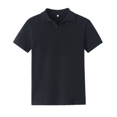 Polo Sin Botones de Punto Ligero Manga Corta para Hombre - Image 5