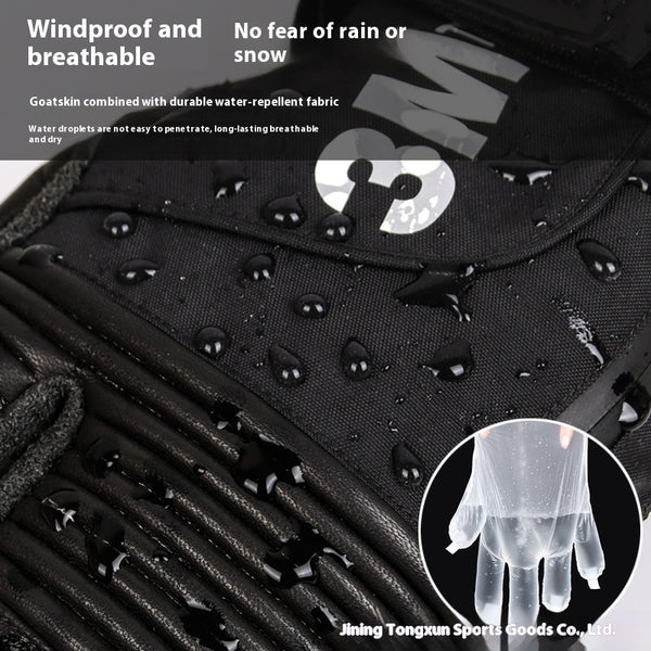 Guantes de Esquí Kevlar Tres Dedos Impermeables y Resistentes