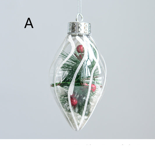 Bola de Navidad Decorativa 8cm - Plástico PET Pintado Premium - Image 2