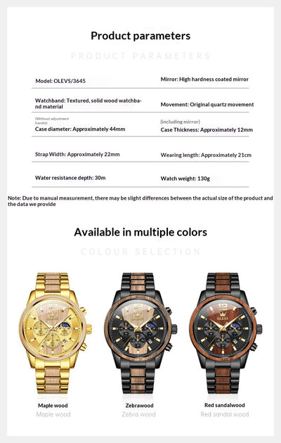 Reloj de Cuarzo para Hombre con Calendario y Seis Agujas - Image 12