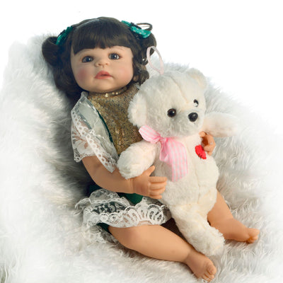 Muñeca Reborn de 55cm - Bebé Realista con Detalles Auténticos