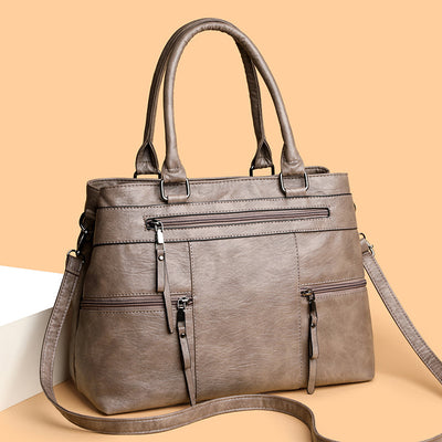 Bolso Mensajero de Cuero Suave - Cartera Ejecutiva para Commuter - Image 4