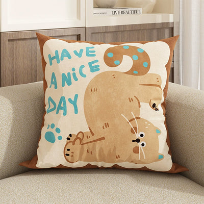 Funda de Almohada Decorativa Perrito Adorable 45x45cm para Sofá y Hogar - Image 11