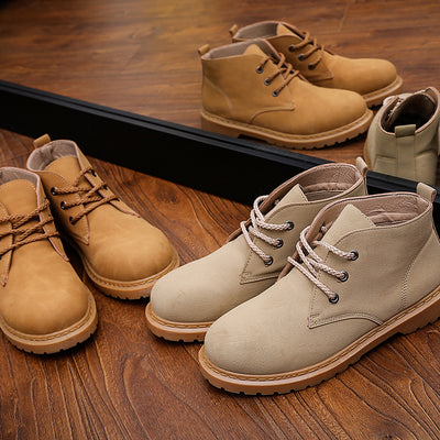 Botas Cortas Casuales para Hombre - Estilo Versátil y Moderno - Image 4