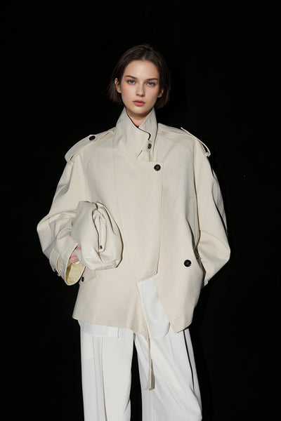 Gabardina Retro Holgada de Estilo Británico - Image 18