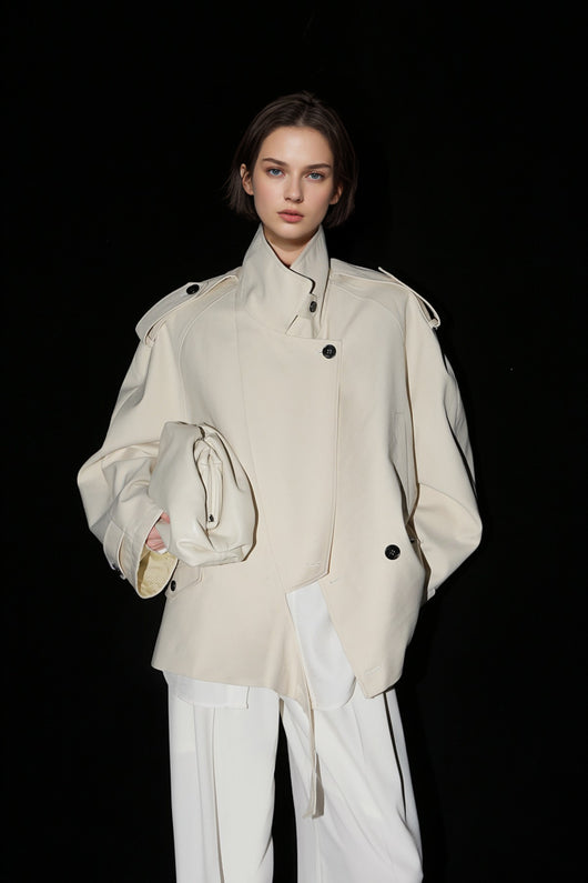 Gabardina Retro Holgada de Estilo Británico - Image 18