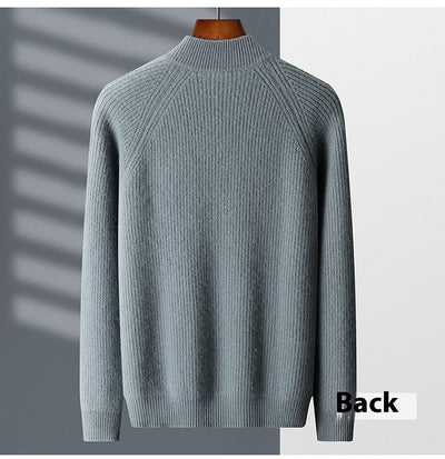 Cardigan Cuello Alto con Cierre Acolchado para Hombre - Image 17