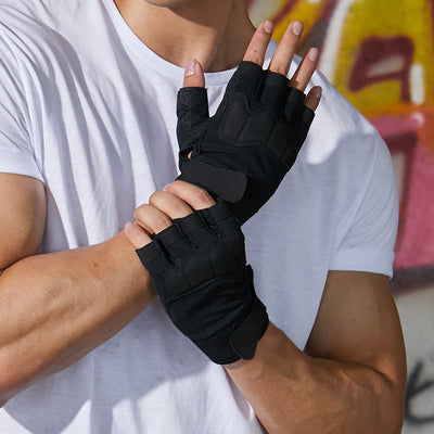 Guantes Tácticos Camuflaje Medio Dedo para Hombre y Mujer - Image 2
