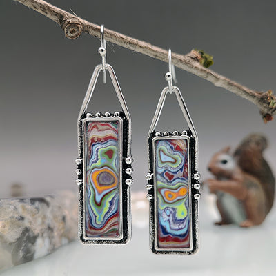 Aretes Duales de Color Liso Personalizados - Image 3