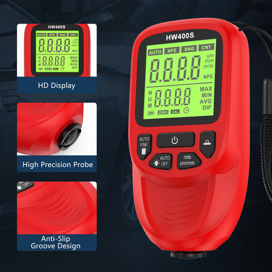 Medidor de Espesor de Recubrimiento de Precisión Industrial HW-400S - Image 17
