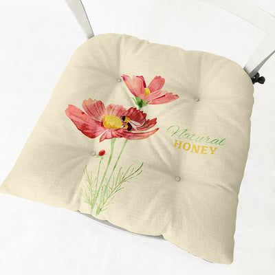 Cojín Grueso de Algodón y Lino para Silla Daisy - Image 14