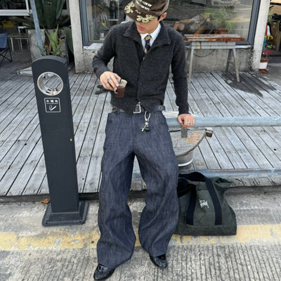 Pantalones Rectos Texturizados Oversized - Image 9