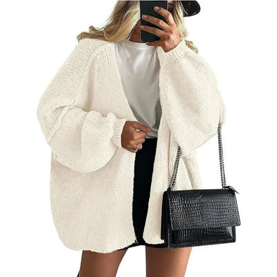 Abrigo Suéter Tejido Casual para Mujer - Image 12