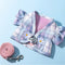 Colete Xadrez Azul e Rosa