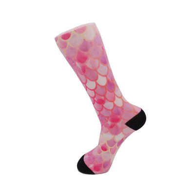 Calcetines Personalizados con Patrón de Escamas de Pez - Image 9