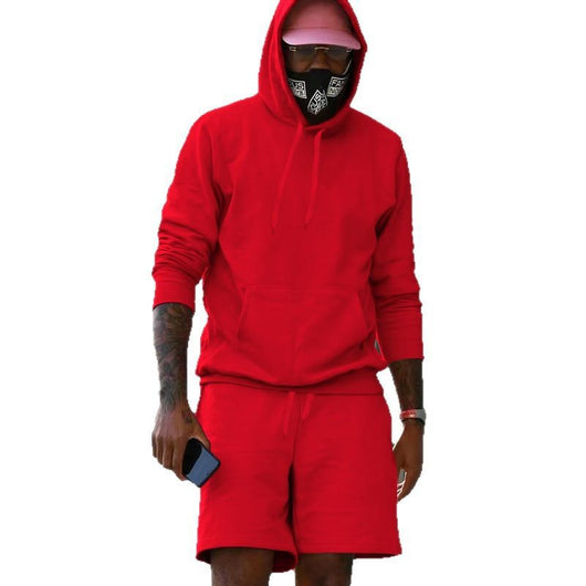 Conjunto de Sudadera y Shorts con Forro Polar para Hombre - Image 4