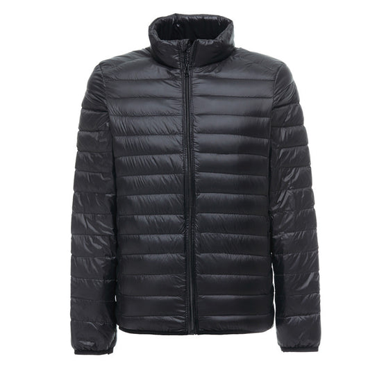 Chaqueta Acolchada de Plumón Ligera para Hombre Talla Grande - Image 6