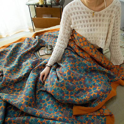 Cobertor Multifuncional de Algodón Puro - Manta Ligera de Lujo para Verano - Image 4