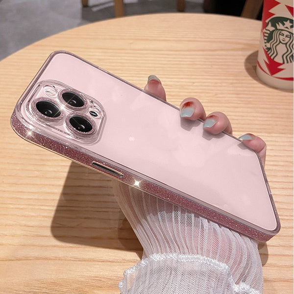 Funda Protectora de Vidrio Transparente Antigolpes para Celular