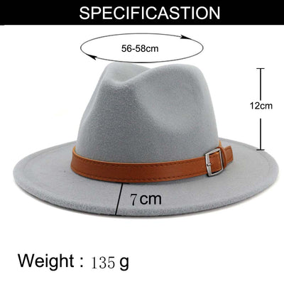 Sombrero de Ala Clásico Estilo Británico - Image 32