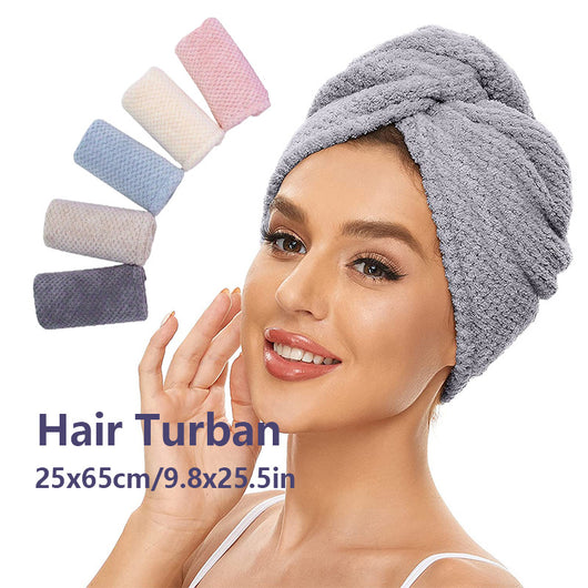 Toalla Secadora de Cabello Coral Piña - Absorbente Rápida - Image 4