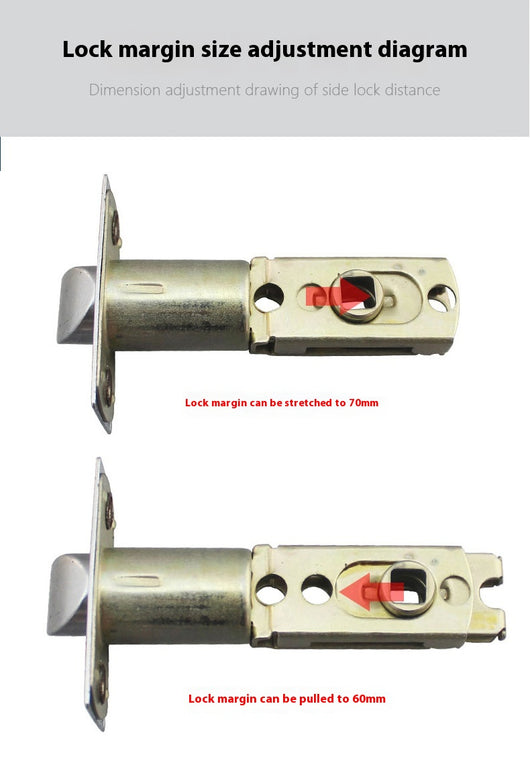 Cerradura Inteligente de Puerta Interior con Manija de Madera y Tarjeta de Acceso - Image 22